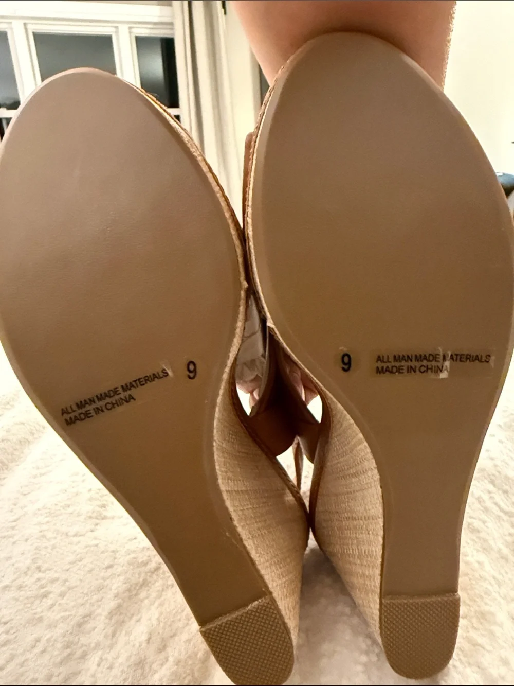 dv by Dolce Vita Tan Leather Crisscross Slingback Sandals